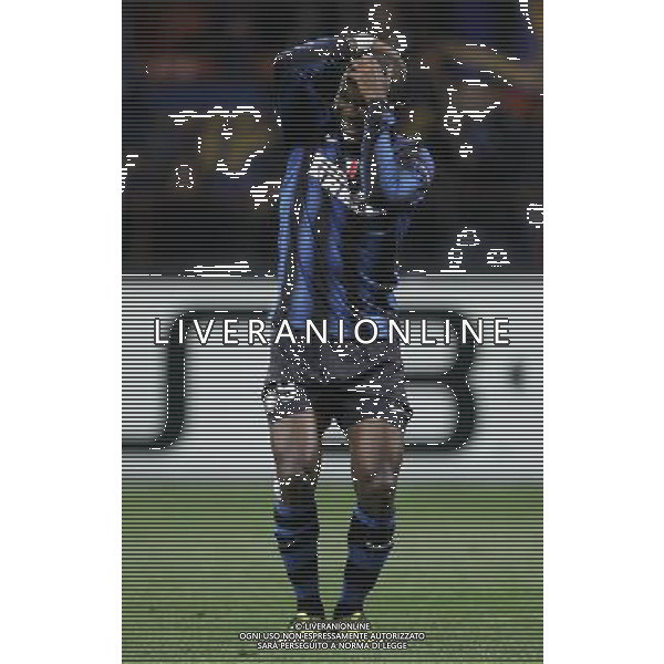 Inter - Tottenham Champions League 20/10/2010 nella foto esultanza dopo il gol di samuel eto\'o ©luzzani/Agenzia Aldo Liverani Sas