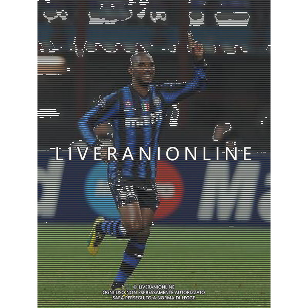 UEFA Champions League 2010/2011 Gruppo A Milano - 20.10.2010 Inter-Tottenham Hotspur Nella Foto:eto\'o esultanza dopo il gol /Ph.Vitez-Ag. Aldo Liverani