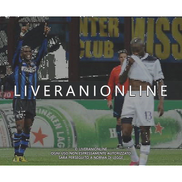 UEFA Champions League 2010/2011 Gruppo A Milano - 20.10.2010 Inter-Tottenham Hotspur Nella Foto:eto\'o esultanza dopo il gol /Ph.Vitez-Ag. Aldo Liverani