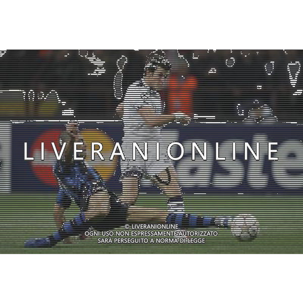 Inter - Tottenham Champions League 20/10/2010 nella foto il gol di bale ©luzzani/Agenzia Aldo Liverani Sas