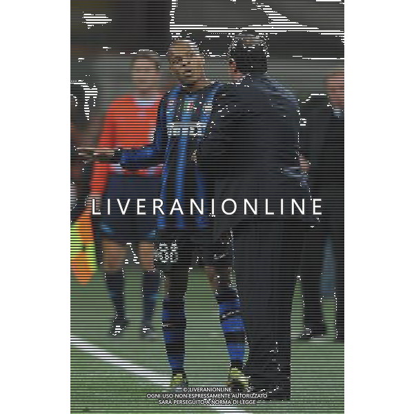 UEFA Champions League 2010/2011 Gruppo A Milano - 20.10.2010 Inter-Tottenham Hotspur Nella Foto:Rafael BENITEZ-Jonathan BIABIANY /Ph.Vitez-Ag. Aldo Liverani