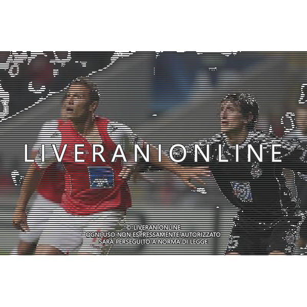 20101018: BRAGA, PORTUGAL - SC Braga vs FK Partizan Belgrade: UEFA Champions League 2010/2011 Group H Round 3. In picture: Lima and Savic. PHOTO: Pedro Benavente/CITYFILES / NEWSPIX.PL - AG. ALDO LIVERANI SAS ITALY ONLY 