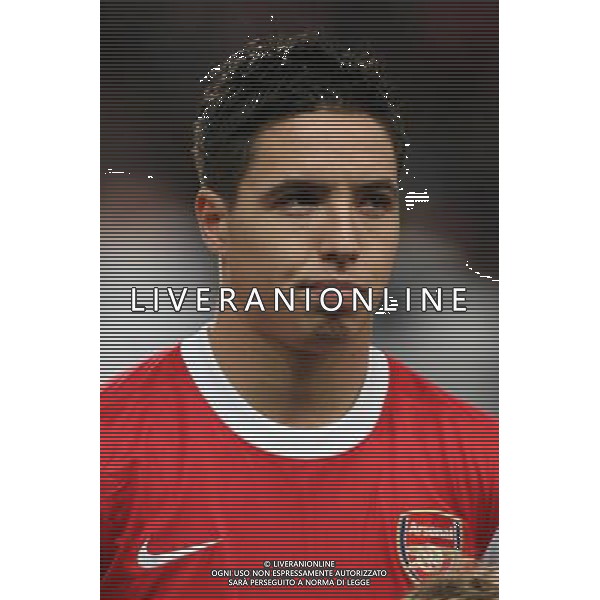 LONDRA CHAMPIONS LEAGUE 2010-2011: partita ARSENAL FC LONDON - SHAKHTAR DONETSK nella foto: SAMIR NASRI © PIOTR KUCZA/NEWSPIX.PL - AG. ALDO LIVERANI SAS ITALY ONLY CALCIATORI ARSENAL. MEZZO BUSTO