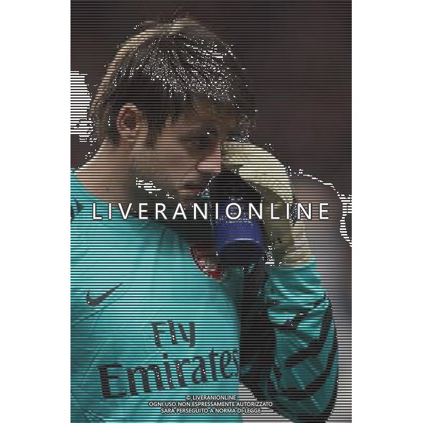 LONDRA CHAMPIONS LEAGUE 2010-2011: partita ARSENAL FC LONDON - SHAKHTAR DONETSK nella foto: LUKASZ FABIANSKI © PIOTR KUCZA/NEWSPIX.PL - AG. ALDO LIVERANI SAS ITALY ONLY CALCIATORI ARSENAL. MEZZO BUSTO
