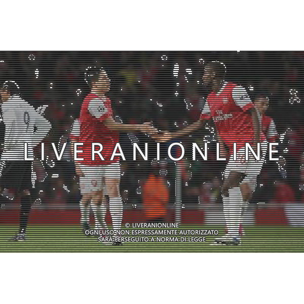 LONDRA CHAMPIONS LEAGUE 2010-2011: partita ARSENAL FC LONDON - SHAKHTAR DONETSK nella foto: SAMIR NASRI - JOHAN DJOUROU © PIOTR KUCZA/NEWSPIX.PL - AG. ALDO LIVERANI SAS ITALY ONLY *** Local Caption *** 