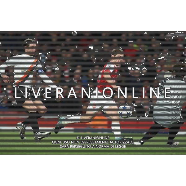 LONDRA CHAMPIONS LEAGUE 2010-2011: partita ARSENAL FC LONDON - SHAKHTAR DONETSK nella foto: DARIJO SRNA - JACK WILSHERE ( gol)- ANDRIJ PJATOW © PIOTR KUCZA/NEWSPIX.PL - AG. ALDO LIVERANI SAS ITALY ONLY 