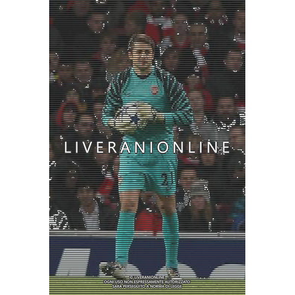 LONDRA CHAMPIONS LEAGUE 2010-2011: partita ARSENAL FC LONDON - SHAKHTAR DONETSK nella foto: LUKASZ FABIANSKI © PIOTR KUCZA/NEWSPIX.PL - AG. ALDO LIVERANI SAS ITALY ONLY 