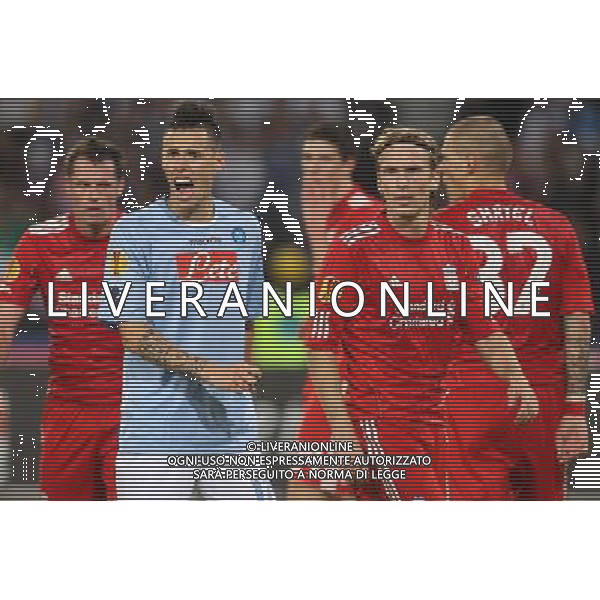 NAPOLI - LIVERPOOL EUPOPA LEAGUE 21 OTTOBRE 2010 NELLA FOTO: MAREK HAMSIK-POULSEN ©MOSCA/AGENZIA ALDO LIVERANI SAS
