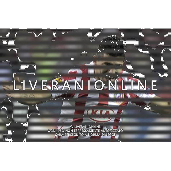 Atletico de Madrid\'s Kun Aguero celebrates goal during Europe League match.October 21,2010. (ALTERPHOTOS/Acero) - ALFAQUI - AG. ALDO LIVERANI SAS ITALY ONLY UEFA EUROPA LEAGUE 2010-2011: ATLETICO MADRID vs ROSENBORG ESULTANZA