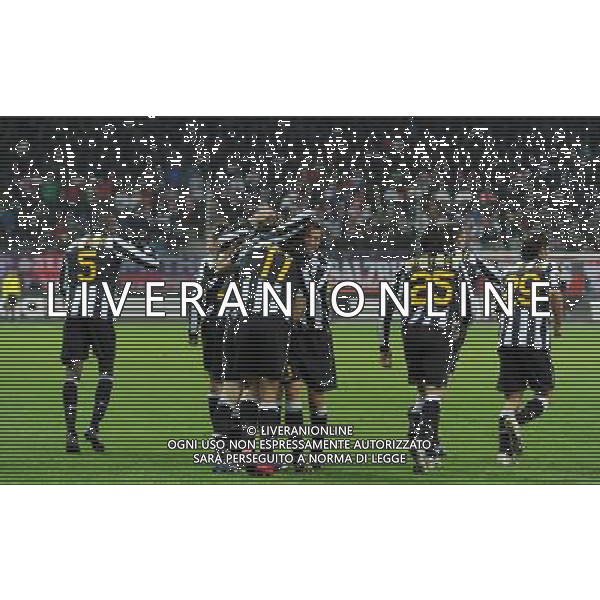 UEFA Europa League 2010/2011 Salisburgo (Austria) - 21.10.2010 Salisburgo-Juventus Nella Foto:Esultanza gruppo Juventus /Ph.Vitez-Ag. Aldo Liverani