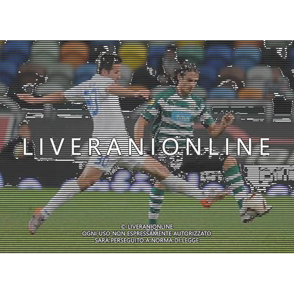 LISBONA (( PORTOGALLO) UEFA Europa League 2010/2011: Sporting Lisbona vs KAA Genk nella foto: Zlatan Ljubijankic (Gent) and Marco Torsiglieri (Sporting). PHOTO: Alexandre Pona/CITYFILES/NEWSPIX.PL - Ag. Aldo Liverani sas ITALY ONLY *** Local Caption *** 