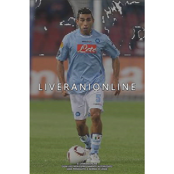 NAPOLI -LIVERPOOL UEFA LEAGUE 21/10/2010 NELLA FOTO: PAZIENZA MICHELE FOTO MOSCA- AG.LIVERANI