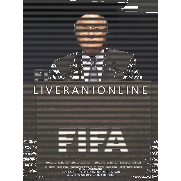 Joseph Sepp Blatter - dirigente sportivo svizzero. Attuale presidente della FIFA, la massima organizzazione calcistica mondiale. © Mandoga Media - Photoshot - Ag. Aldo Liverani sas ITALY ONLY