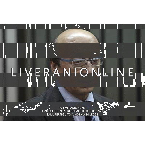 NAPOLI 26 OTTOBRE 2010 PROCESSO CALCIOPOLI NELLA FOTO LUCIANO MOGGI FOTO MOSCA AG.ALDO LIVERANI