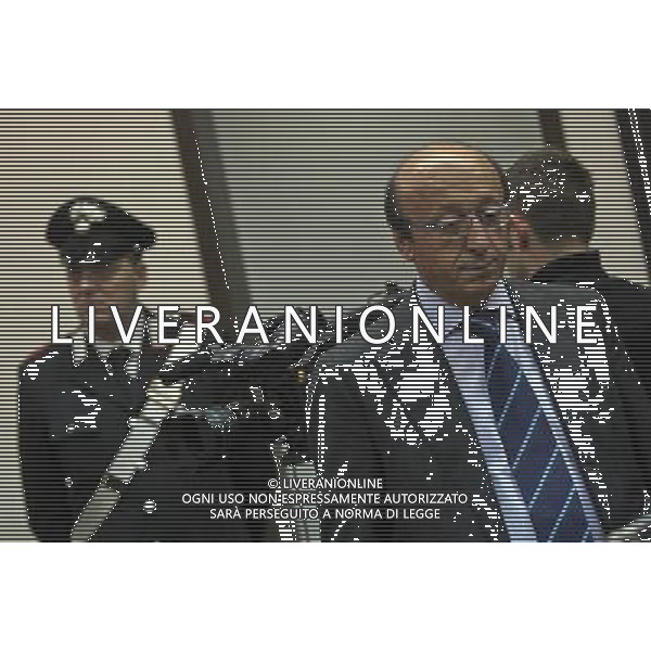 NAPOLI 26 OTTOBRE 2010 PROCESSO CALCIOPOLI NELLA FOTO LUCIANO MOGGI FOTO MOSCA AG.ALDO LIVERANI