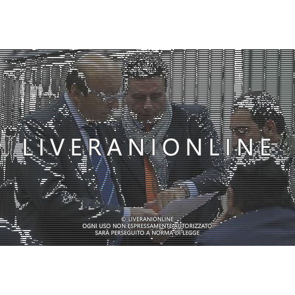 NAPOLI 26 OTTOBRE 2010 PROCESSO CALCIOPOLI NELLA FOTO LUCIANO MOGGI-DE SANTIS FOTO MOSCA AG.ALDO LIVERANI