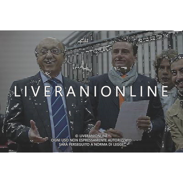 NAPOLI 26 OTTOBRE 2010 PROCESSO CALCIOPOLI NELLA FOTO LUCIANO MOGGI-DE SANTIS FOTO MOSCA AG.ALDO LIVERANI