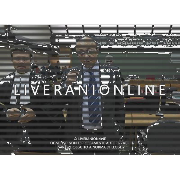 NAPOLI 26 OTTOBRE 2010 PROCESSO CALCIOPOLI NELLA FOTO LUCIANO MOGGI FOTO MOSCA AG.ALDO LIVERANI