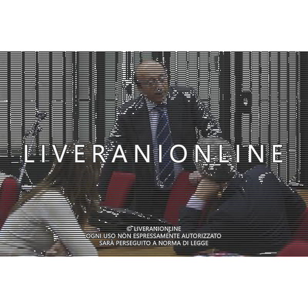 NAPOLI 26 OTTOBRE 2010 PROCESSO CALCIOPOLI NELLA FOTO LUCIANO MOGGI FOTO MOSCA AG.ALDO LIVERANI