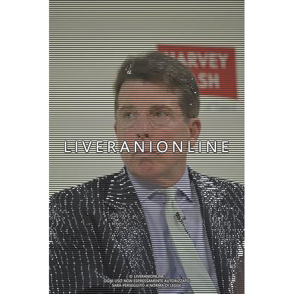 Robert E Diamond President of Barlays plc at the CBI conference being held at the Grosvenor House Hotel. ©photoshot/Agenzia Aldo Liverani Sas - ITALY ONLY - Robert E. Diamond Jr, presidente di Barclays plc, durante la conferenza CBI presso il Grosvenor House Hotel.
