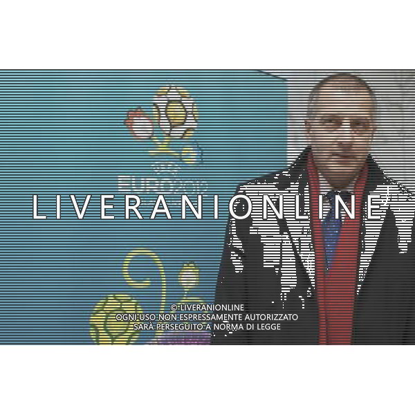 VARSAVIA ( POLONIA) - Hotel Sofitel Victoria UEFA EURO 2012. Presentati i loghi delle citta - sede polacche nella foto: Rafa¸ Dutkiewicz ( Sindaco di Breslavia) © LUKASZ GROCHALA/CYFRASPORT/NEWSPIX.PL - Ag. Aldo Liverani sas ITALY ONLY