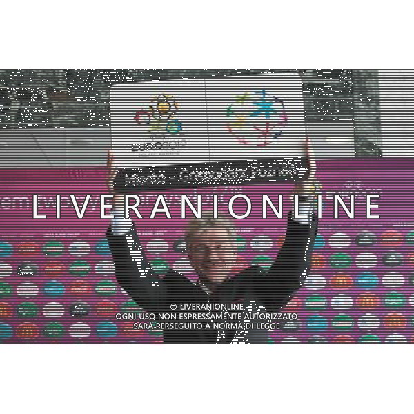 VARSAVIA ( POLONIA) - Hotel Sofitel Victoria UEFA EURO 2012. Presentati i loghi delle citta - sede polacche nella foto: Ryszard Grobelny ( Sindaco di Poznan) © LUKASZ GROCHALA/CYFRASPORT/NEWSPIX.PL - Ag. Aldo Liverani sas ITALY ONLY