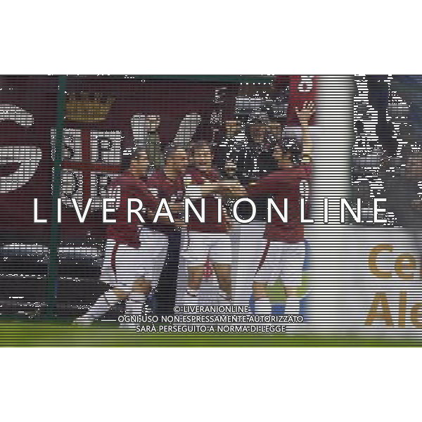 ALESSANDRIA 31/10/2010 - ALESSANDRIA VS REGGIANA - CAMPIONATO LEGAPRO 1^ DIVISIONE 2010-2011 - NELLA FOTO: GUIDETTI ESULTA DOPO IL GOL DELLA REGGIANA - FOTO AGENZIA ALDO LIVERANI