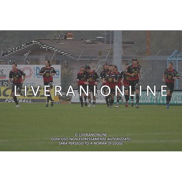 31/10/2010- SPO- Calcio LegaPro1 - Lumezzane - Sorrento NELLA FOTO esultanza dopo il gol dell\' 0-1 di Erpen ©AGENZIA ALDO LIVERANI SAS