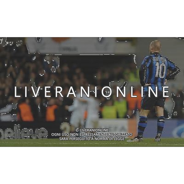 UEFA Champions League 2010/2011 Gruppo A Londra - 02.11.2010 Tottenham Hotspur-Inter Nella Foto:delusione sneijder /Ph.Vitez-Ag. Aldo Liverani