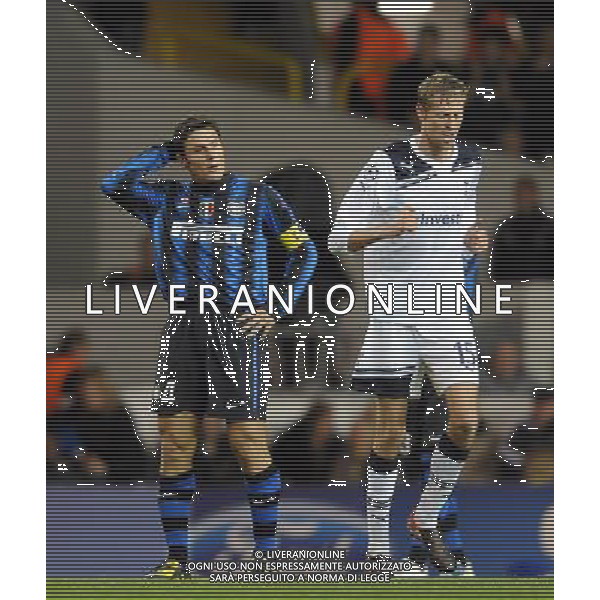 UEFA Champions League 2010/2011 Gruppo A Londra - 02.11.2010 Tottenham Hotspur-Inter Nella Foto:delusione zanetti /Ph.Vitez-Ag. Aldo Liverani