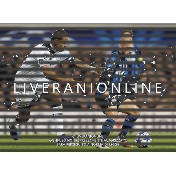 UEFA Champions League 2010/2011 Gruppo A Londra - 02.11.2010 Tottenham Hotspur-Inter Nella Foto:sneijder hutton /Ph.Vitez-Ag. Aldo Liverani