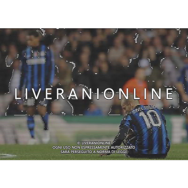UEFA Champions League 2010/2011 Gruppo A Londra - 02.11.2010 Tottenham Hotspur-Inter Nella Foto:delusione sneijder /Ph.Vitez-Ag. Aldo Liverani