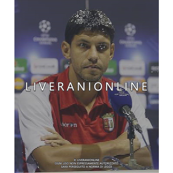 FC Braga player Moises, during press conference, prior their UEFA Champions league match in group H against FC Partizan Belgrade, Serbia, Thursday, November. 02, 2010. © Srdjan Stevanovic/Starsportphoto.com - Newspix.pl - Ag. Aldo Liverani sas ITALY ONLY UEFA CHAMPIONS LEAGUE 2010-2011 - CONFERENZA STAMPA FC BRAGA 