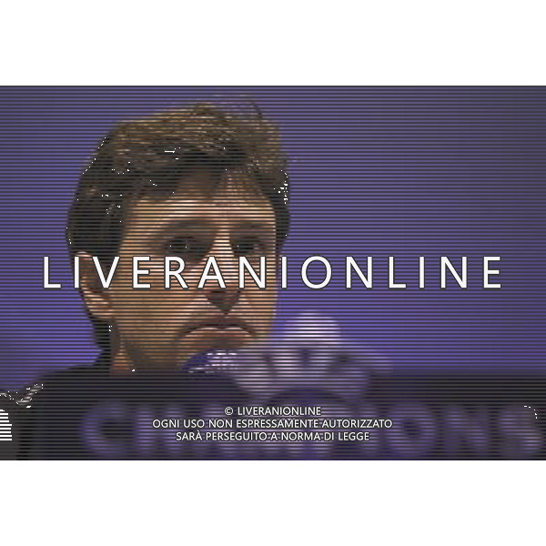 FC Braga head coach, allenatore, Domingos Paciencia, during press conference, prior their UEFA Champions league match in group H against FC Partizan Belgrade, Serbia, Thursday, November. 02, 2010. © Srdjan Stevanovic/Starsportphoto.com - Newspix.pl - Ag. Aldo Liverani sas ITALY ONLY UEFA CHAMPIONS LEAGUE 2010-2011 - CONFERENZA STAMPA FC BRAGA 