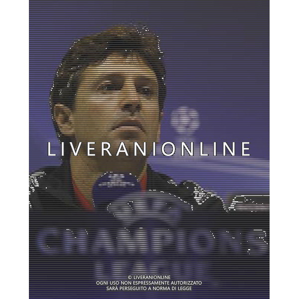 FC Braga head coach, allenatore, Domingos Paciencia, during press conference, prior their UEFA Champions league match in group H against FC Partizan Belgrade, Serbia, Thursday, November. 02, 2010. © Srdjan Stevanovic/Starsportphoto.com - Newspix.pl - Ag. Aldo Liverani sas ITALY ONLY UEFA CHAMPIONS LEAGUE 2010-2011 - CONFERENZA STAMPA FC BRAGA 