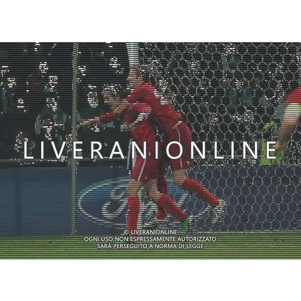 BREMA 02.11.2010 UEFA Champions-League Gruppenphase SV Werder Bremen - FC Twente Enschede 0:2 werder brema - twente nella foto esultanza twente ©firosportphoto/AGENZIA ALDO LIVERANI SAS - ITALY ONLY -