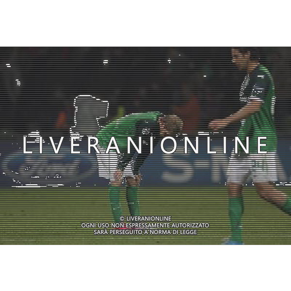 BREMA 02.11.2010 UEFA Champions-League Gruppenphase SV Werder Bremen - FC Twente Enschede 0:2 werder brema - twente nella foto DELUSIONE Aaron Hunt ©firosportphoto/AGENZIA ALDO LIVERANI SAS - ITALY ONLY -