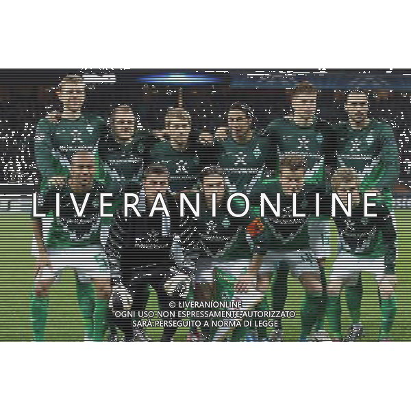 BREMA 02.11.2010 UEFA Champions-League Gruppenphase SV Werder Bremen - FC Twente Enschede 0:2 werder brema - twente nella foto formazione werder brema squadra ©firosportphoto/AGENZIA ALDO LIVERANI SAS - ITALY ONLY -