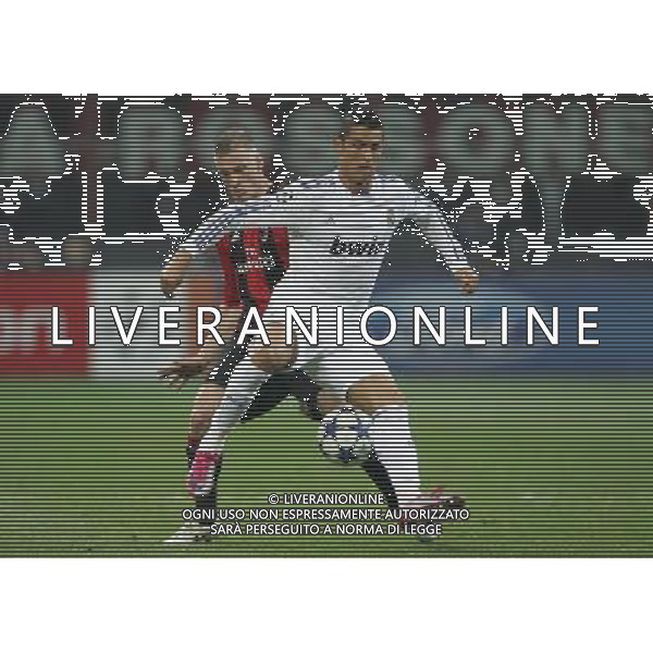MILAN - REAL MADRID CHAMPIONS LEAGUE 03/11/2010 nella foto cristiano ronaldo e abate ignazio ©luzzani/Agenzia Aldo Liverani Sas