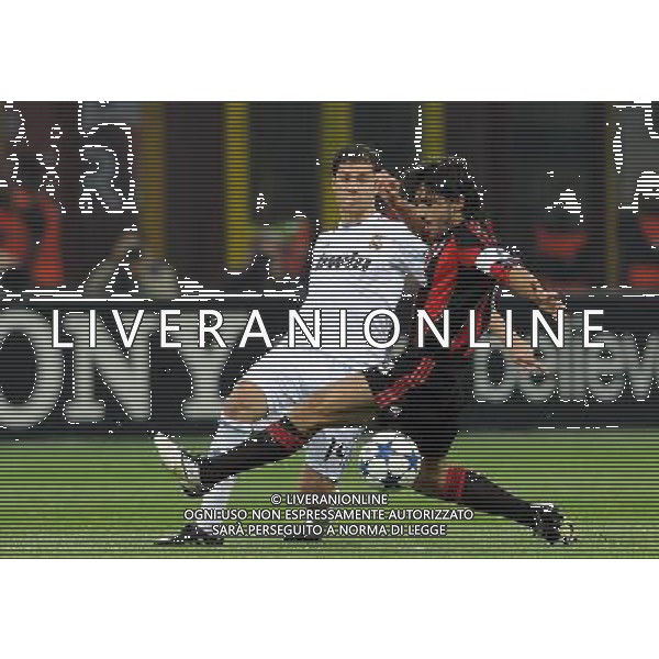 UEFA Champions League 2010/2011 Gruppo G Milano - 03.11.2010 Milan-Real Madrid Nella Foto:xabi alonso e gennaro gattuso /Ph.Vitez-Ag. Aldo Liverani