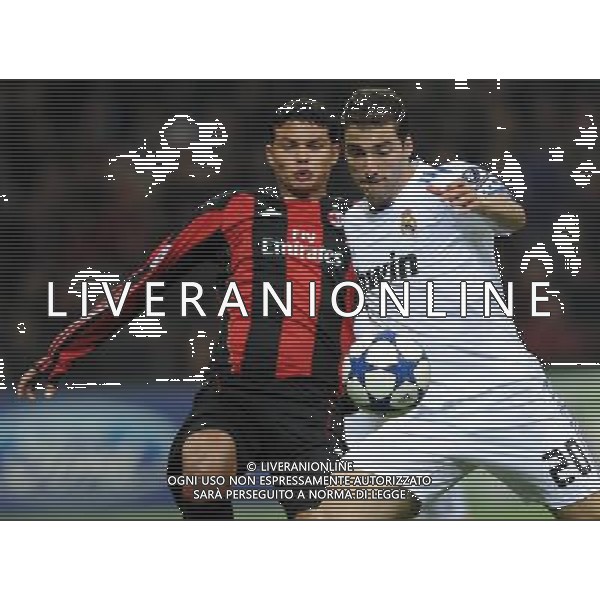 UEFA Champions League 2010/2011 Gruppo G Milano - 03.11.2010 Milan-Real Madrid Nella Foto:higuain-thiago silva /Ph.Vitez-Ag. Aldo Liverani
