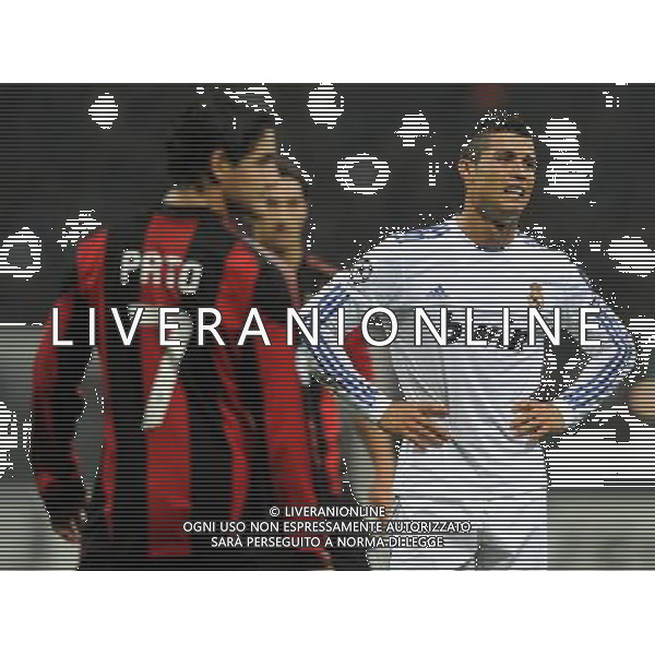 UEFA Champions League 2010/2011 Gruppo G Milano - 03.11.2010 Milan-Real Madrid Nella Foto:ronaldo cristiano e pato /Ph.Vitez-Ag. Aldo Liverani