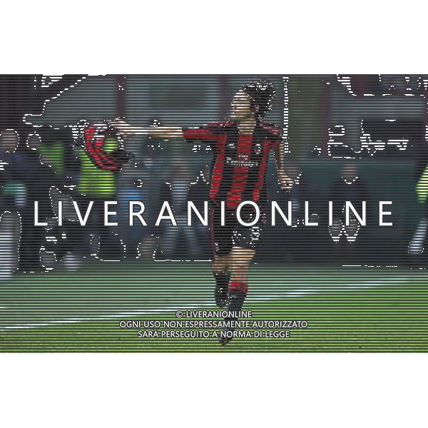 MILAN - REAL MADRID CHAMPIONS LEAGUE 03/11/2010 nella foto esultanza dopo il gol di filippo inzaghi ©luzzani/Agenzia Aldo Liverani Sas