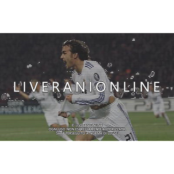 MILAN - REAL MADRID CHAMPIONS LEAGUE 03/11/2010 nella foto esultanza dopo gol pedro leon ©luzzani/Agenzia Aldo Liverani Sas