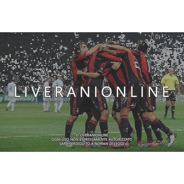 UEFA Champions League 2010/2011 Gruppo G Milano - 03.11.2010 Milan-Real Madrid Nella Foto: esultanza dopo il gol di filippo inzaghi /Ph.Vitez-Ag. Aldo Liverani