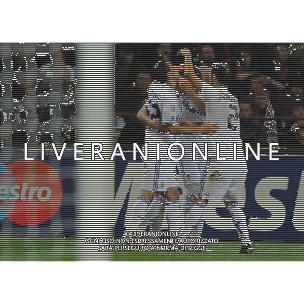 UEFA Champions League 2010/2011 Gruppo G Milano - 03.11.2010 Milan-Real Madrid Nella Foto:higuain esultanza dopo il gol /Ph.Vitez-Ag. Aldo Liverani