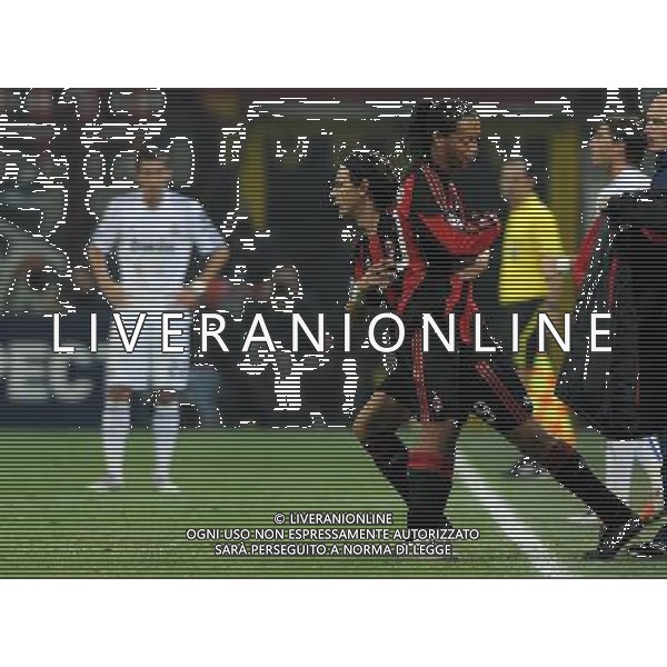 UEFA Champions League 2010/2011 Gruppo G Milano - 03.11.2010 Milan-Real Madrid Nella Foto:sostituzione di ronaldinho con filippo inzaghi /Ph.Vitez-Ag. Aldo Liverani
