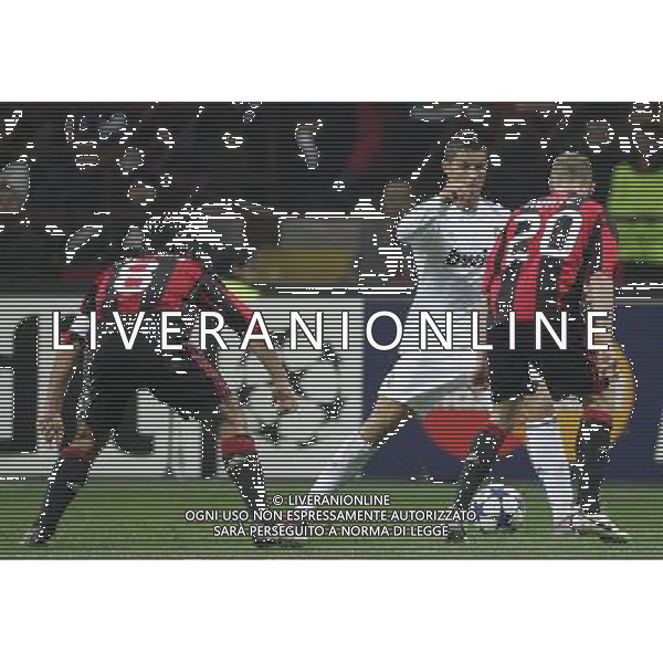 Milano 03-11-2010 Champions League 2010/11 milan-real madrid 2:2 nella foto cristiano ronaldo, gennaro gattuso e ignazio abate ph marco luzzani/ag aldo liverani s.a.s.