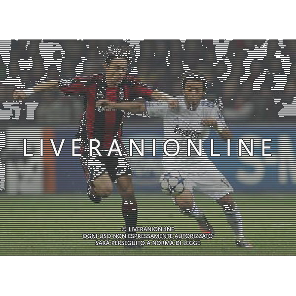 Milano 03-11-2010 Champions League 2010/11 milan-real madrid 2:2 nella foto marcelo e filippo inzaghi ph marco luzzani/ag aldo liverani s.a.s.