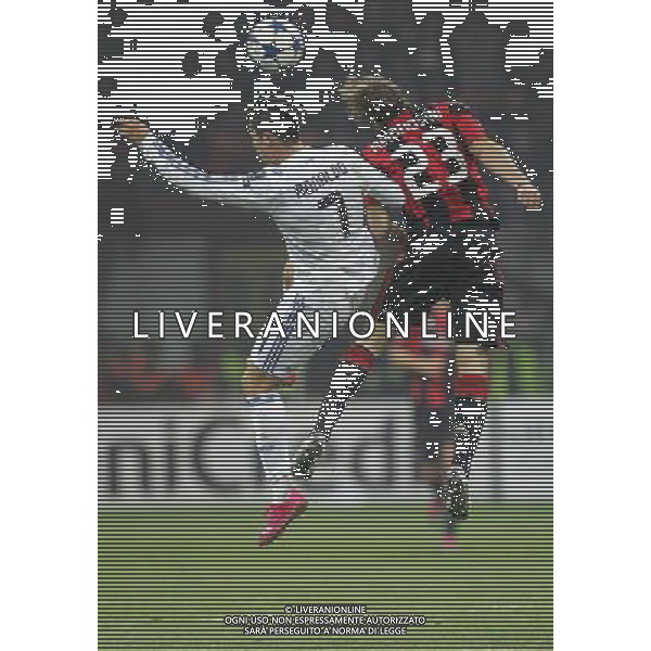Milano 03-11-2010 Champions League 2010/11 milan-real madrid 2:2 nella foto cristiano ronaldo e massimo ambrosini ph marco luzzani/ag aldo liverani s.a.s.